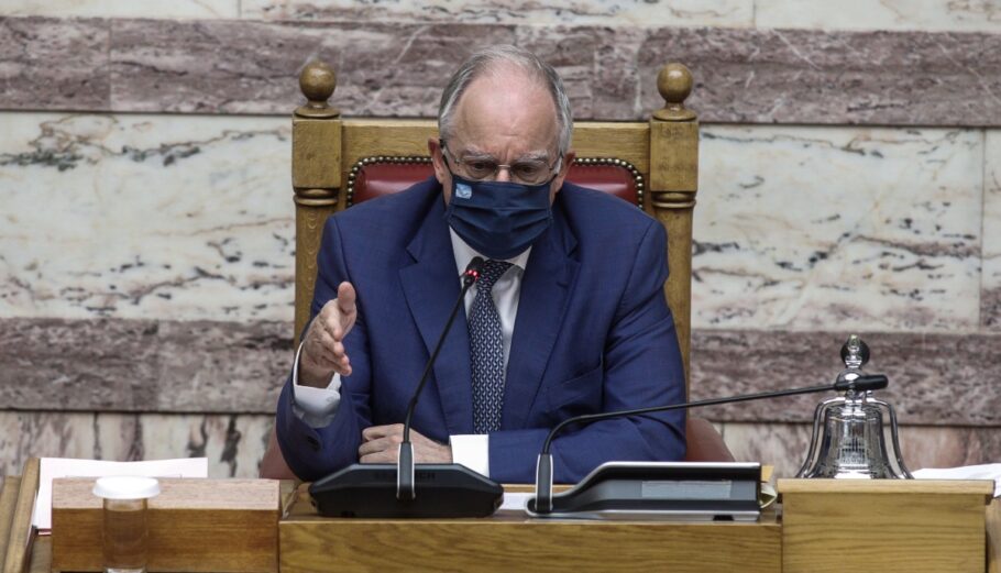 O πρόεδρος της Βουλής Κωνσταντίνος Τασούλας © Eurokinissi