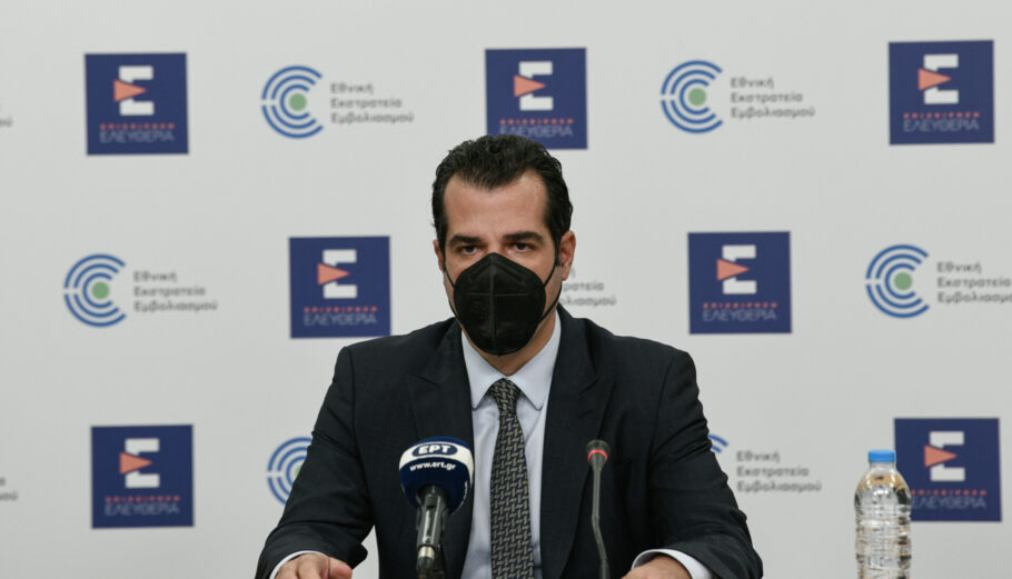 Ο υπουργός Υγείας, Θάνος Πλεύρης © Eurokinissi