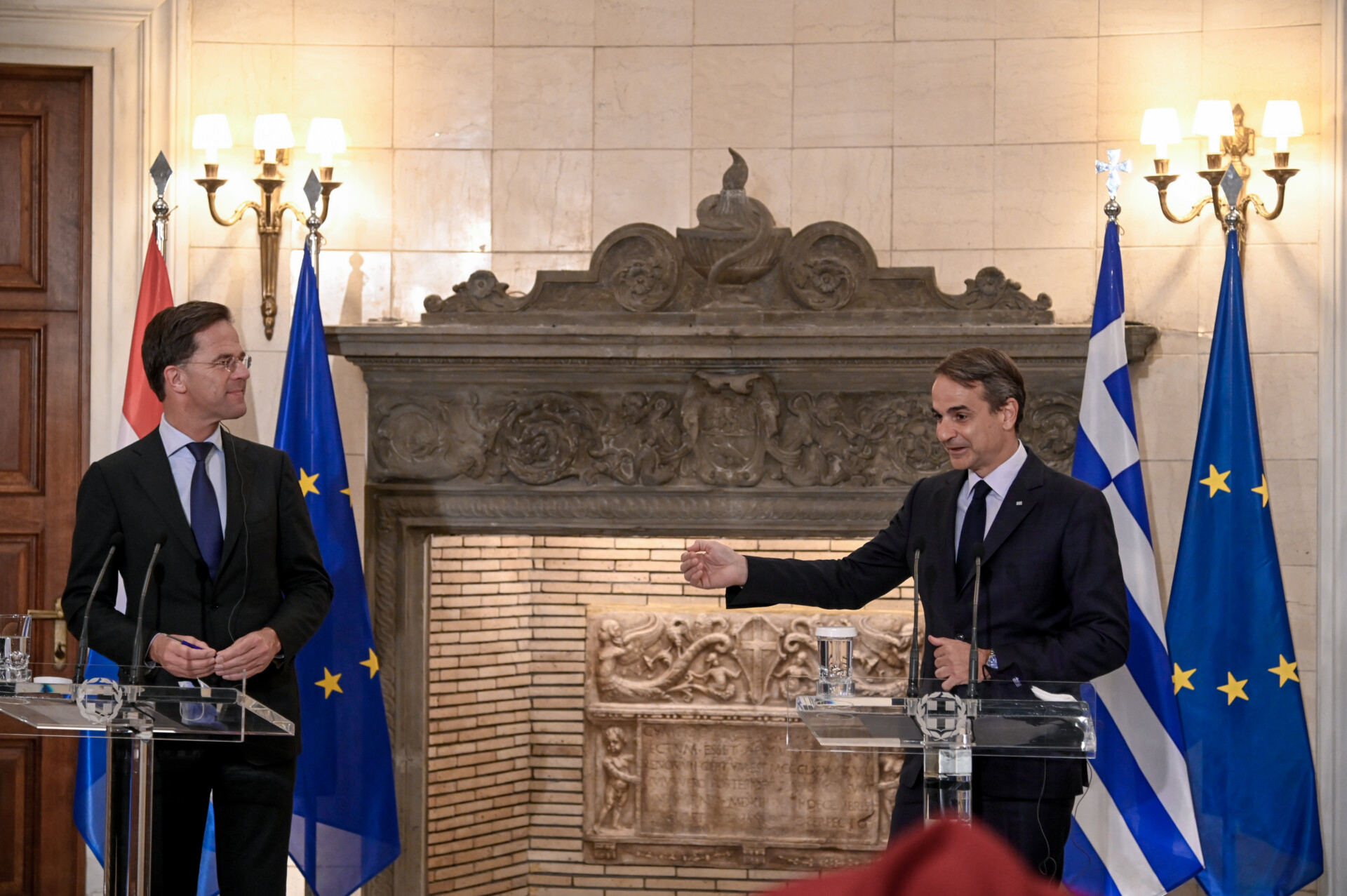 Μητσοτάκης σε Ρούτε: Η Ελλάδα του 2021 απέχει από αυτήν του 2015
