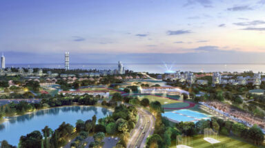 Μακέτα από την ανάπλαση στο Ελληνικό © Lamda Development
