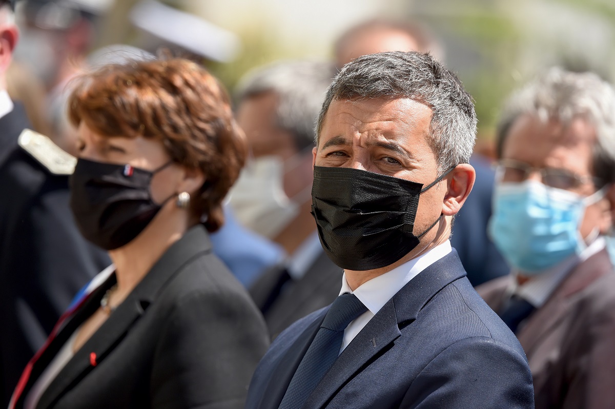 Ο Γάλλος υπουργός Εσωτερικών Ζεράλ Νταρμανέν ©EPA / NICOLAS TUCAT