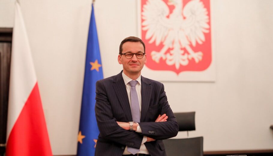 Ο πρωθυπουργός της Πολωνίας Ματέους Μοραβιέτσκι © Twitter / Mateusz Morawiecki