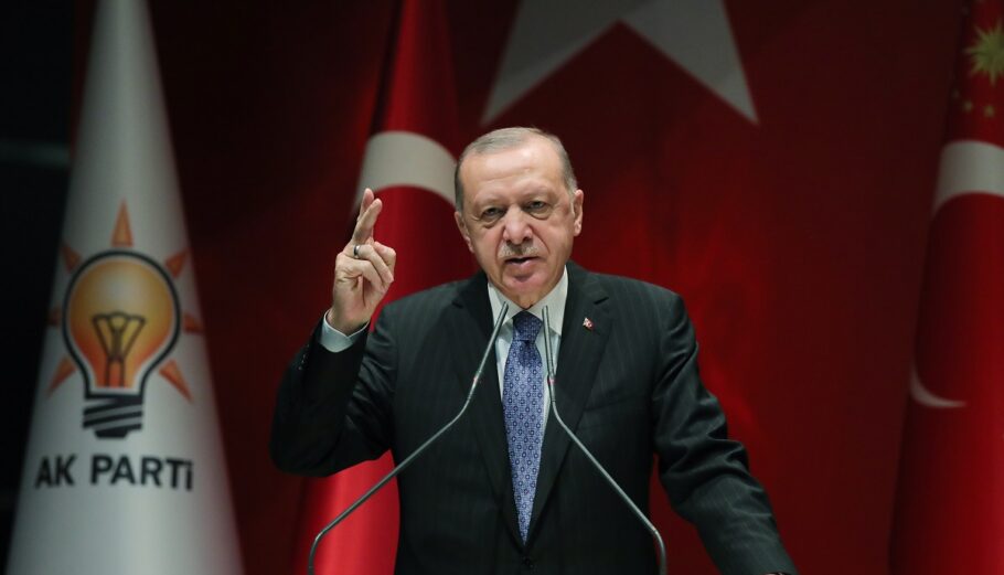 Ο Ρετζέπ Ταγίπ Ερντογάν © EPA/TURKISH PRESIDENT PRESS OFFICE HANDOUT