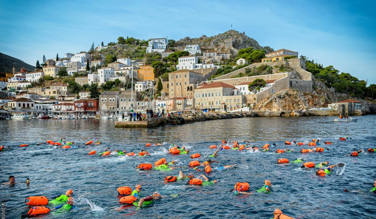 Το 3rd TRIMORE M.T. SwimRun στην Ύδρα © TRIMORE