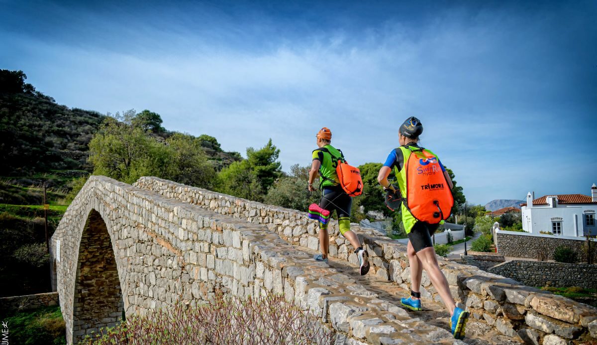 Το 3rd TRIMORE M.T. SwimRun στην Ύδρα © TRIMORE