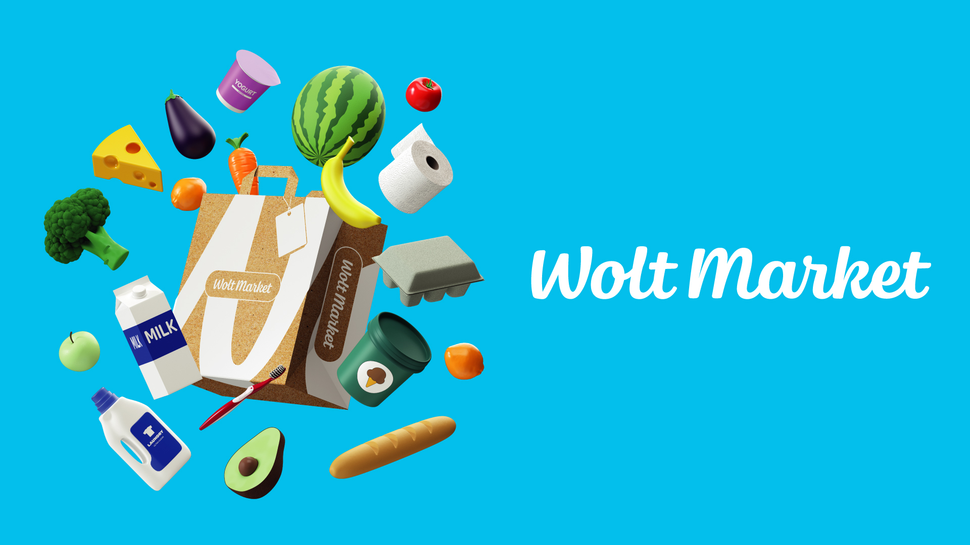 Διπλή επέκταση του Wolt Market σε Θεσσαλονίκη και Αττική
