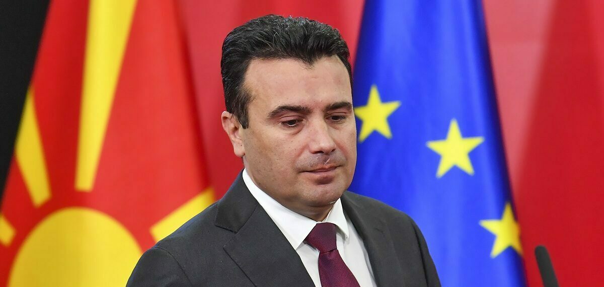 Ο πρωθυπουργός της Βόρειας Μακεδονίας Ζόραν Ζάεφ © EPA/GEORGI LICOVSKI