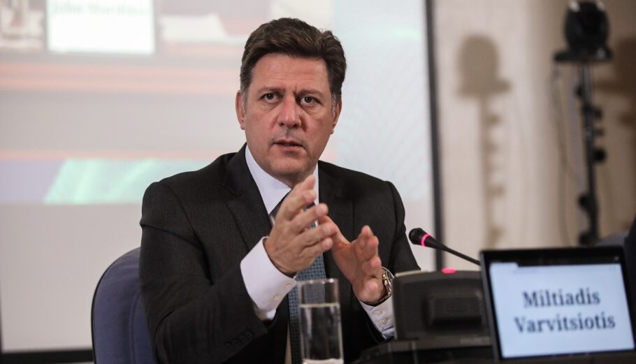 Ο αναπληρωτής υπουργός εξωτερικών Μιλτιάδης Βαρβιτσιώτης © ΓΙΑΝΝΗΣ ΠΑΝΑΓΟΠΟΥΛΟΣ/EUROKINISSI
