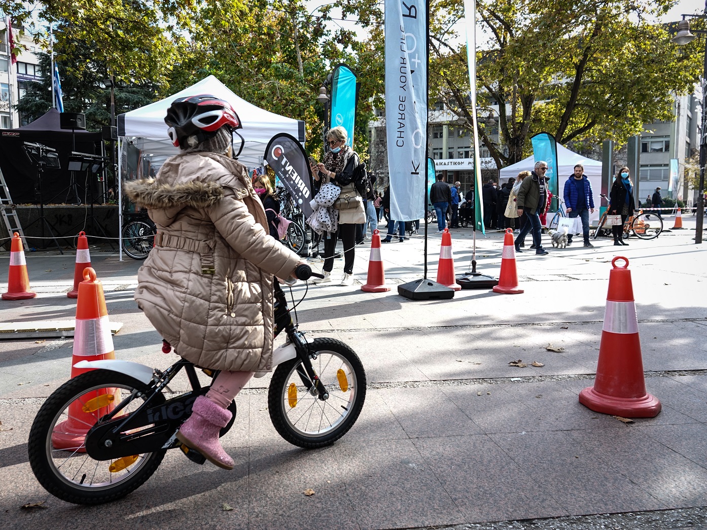 Στιγμιότυπο από τη Λάρισα και το ΔΕΗ e-bike Festival © ΔΕΗ