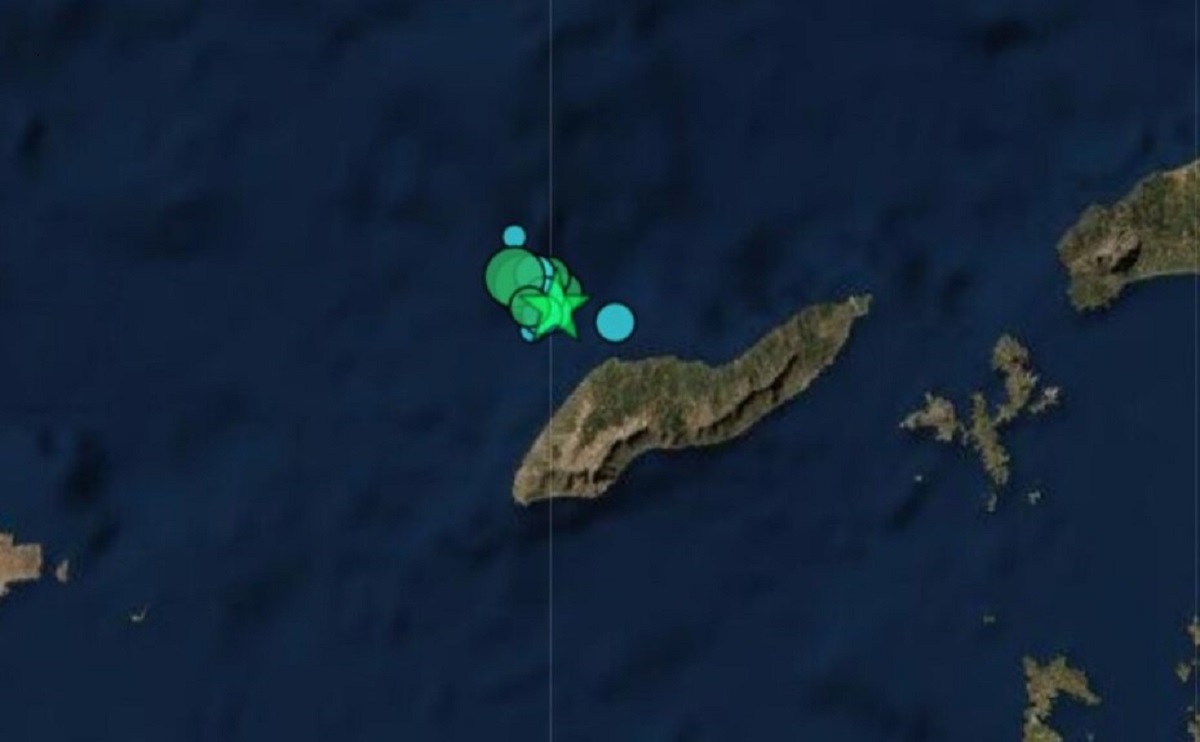 Νέος σεισμός 4,1 Ρίχτερ ανοιχτά της Ικαρίας
