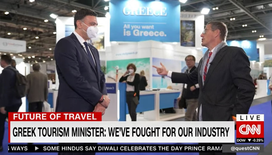 Κικίλιας στο CNN: 320 εκατ. στον Τουρισμό από το Ταμείο Ανάκαμψης