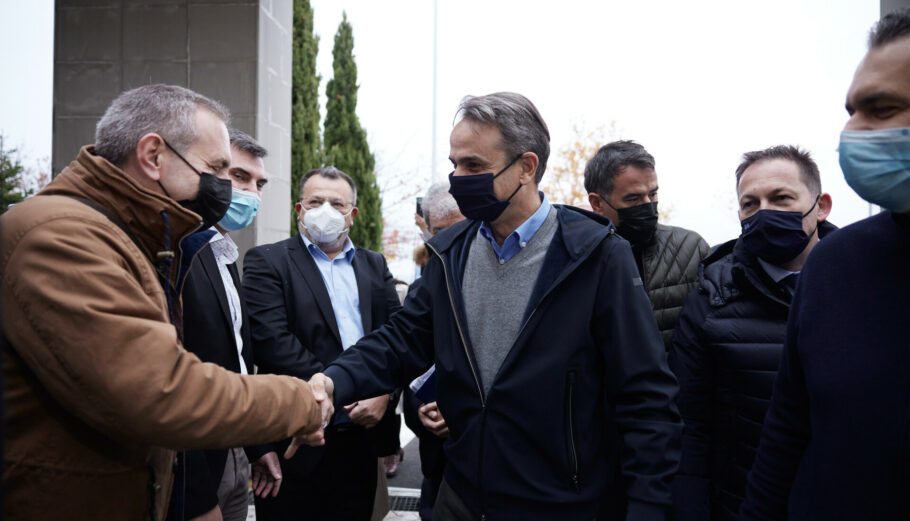 Επίσκεψη του πρωθυπουργού Κυριάκου Μητσοτάκη στην Κοζάνη ©ΓΡΑΦΕΙΟ ΤΥΠΟΥ ΠΡΩΘΥΠΟΥΡΓΟΥ/EUROKINISSI