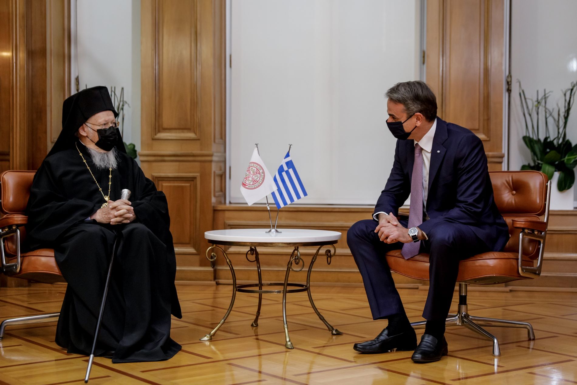Τι συζήτησαν Μητσοτάκης και Βαρθολομαίος στο Μαξίμου
