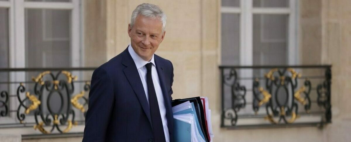 Ο Γάλλος υπουργός Οικονομικών Μπρούνο Λεμέρ ©EPA/YOAN VALAT