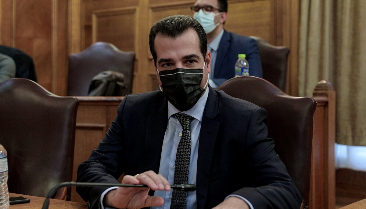 Ο υπουργός Υγείας Θάνος Πλεύρης © Eurokinissi