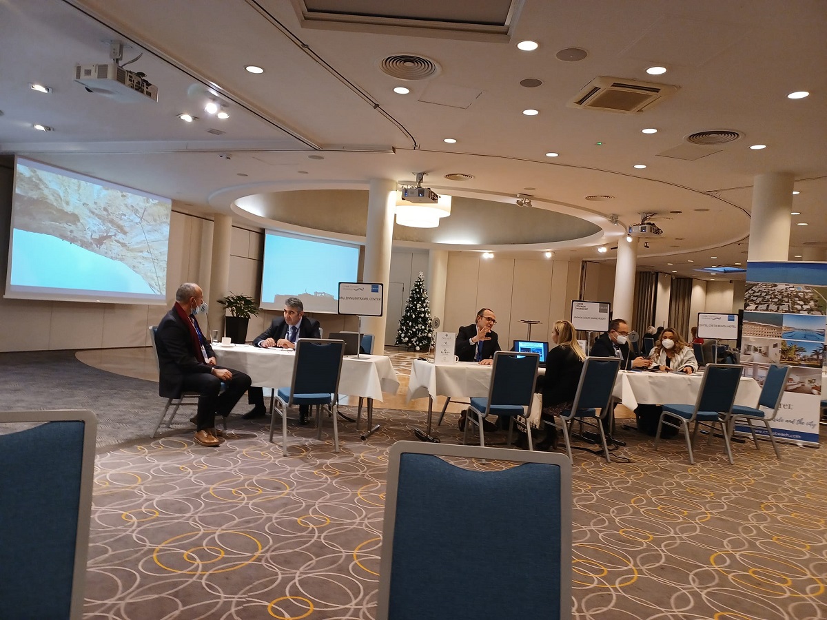 Στιγμιότυπο από τις B2B συναντήσεις κατά τη διάρκεια του Greek Tourism Workshop © ΕΟΤ