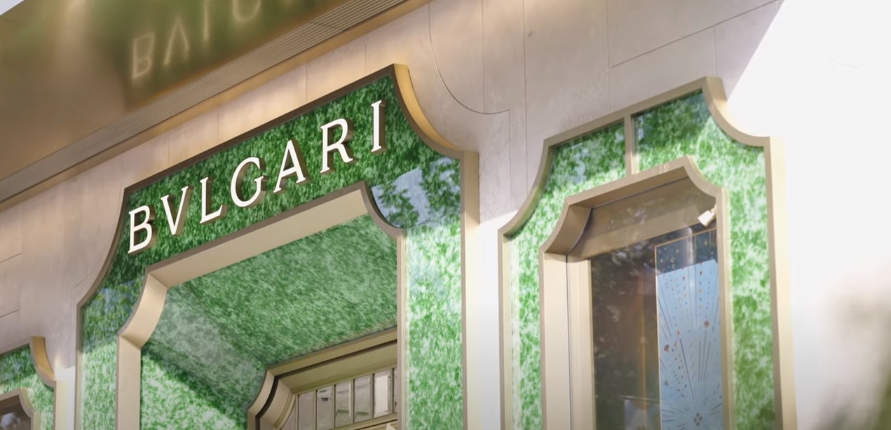 H πρόσοψη του Bulgari Shanghai ©youtube