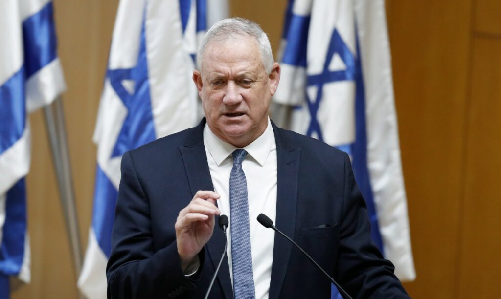 Ο Μπένι Γκάντς © EPA/ATEF SAFADI