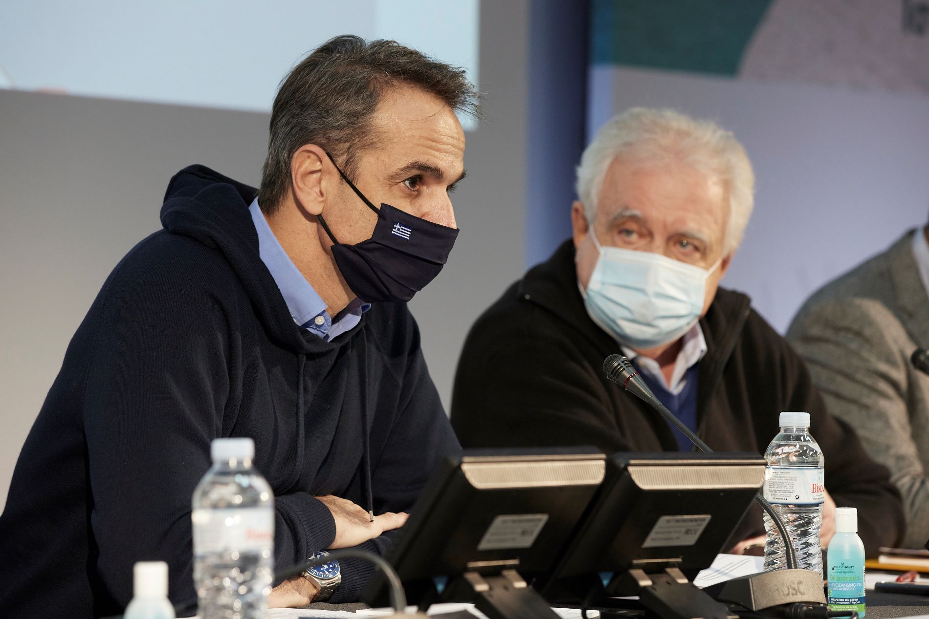 Ο Κυρ. Μητσοτάκης στη Β. Εύβοια ©Γραφείο Τύπου Πρωθυπουργού