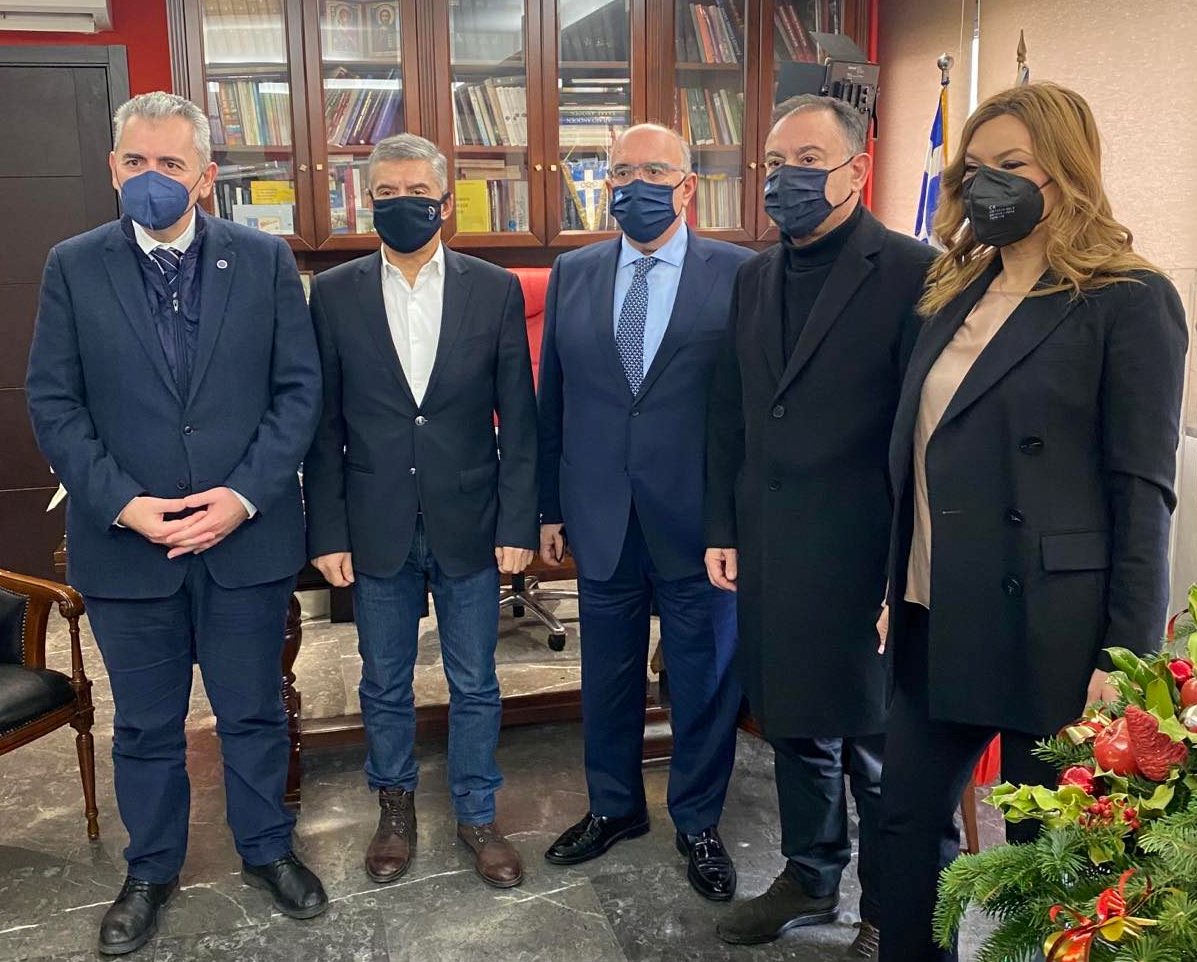 Στη Λάρισα ο Μιχάλης Παπαδόπουλος: Τι πρότεινε στον Κώστα Αγοραστό