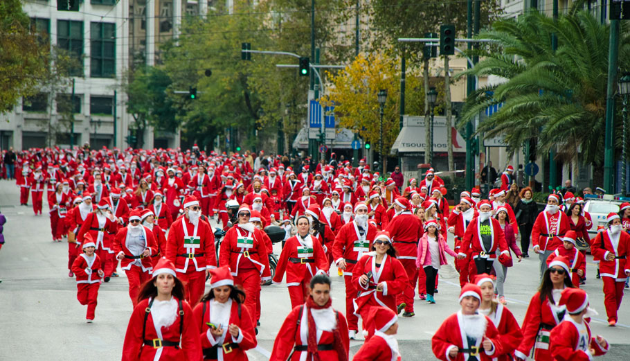 Santa Run © Πελαγία Καρανικόλα / Δελτίο Τύπου