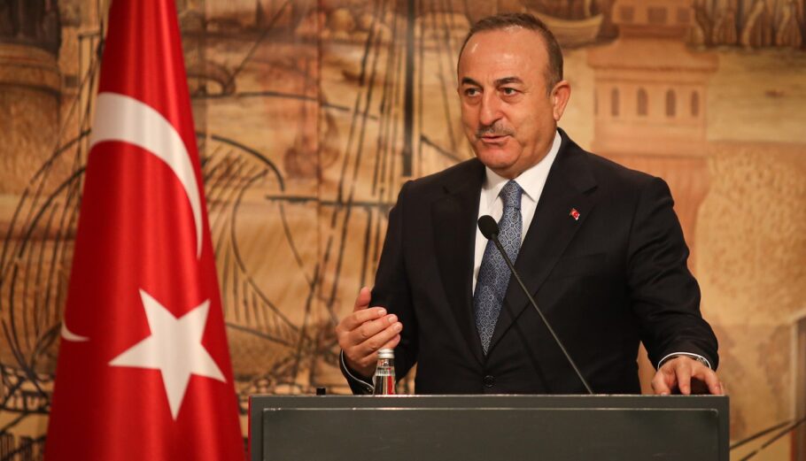 Ο Τούρκος υπουργός Εξωτερικών Μεβλούτ Τσαβούσογλου © EPA