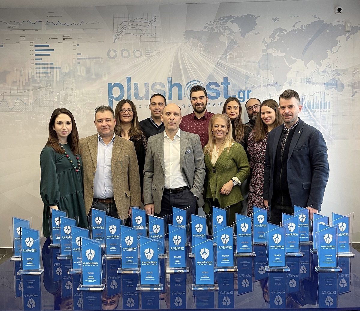 Plushost: Κέρδισε 26 βραβεία στα e-volution Awards 2022