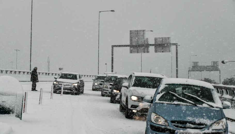 Στιγμιότυπο από την Αττική Οδό ©Eurokinissi