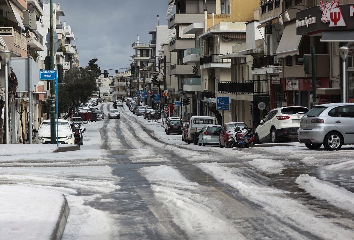 Το κύμα κακοκαιρίας «Ελπίς» στην Κρήτη © ΕUROKINISSI