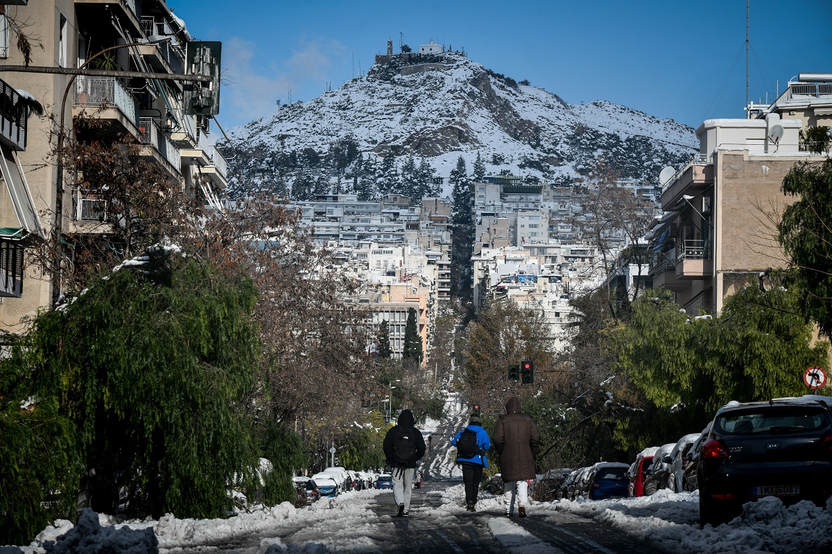 Τα όσα άφησε πίσω της η κακοκαιρία «Ελπίς» © EUROKINISSI