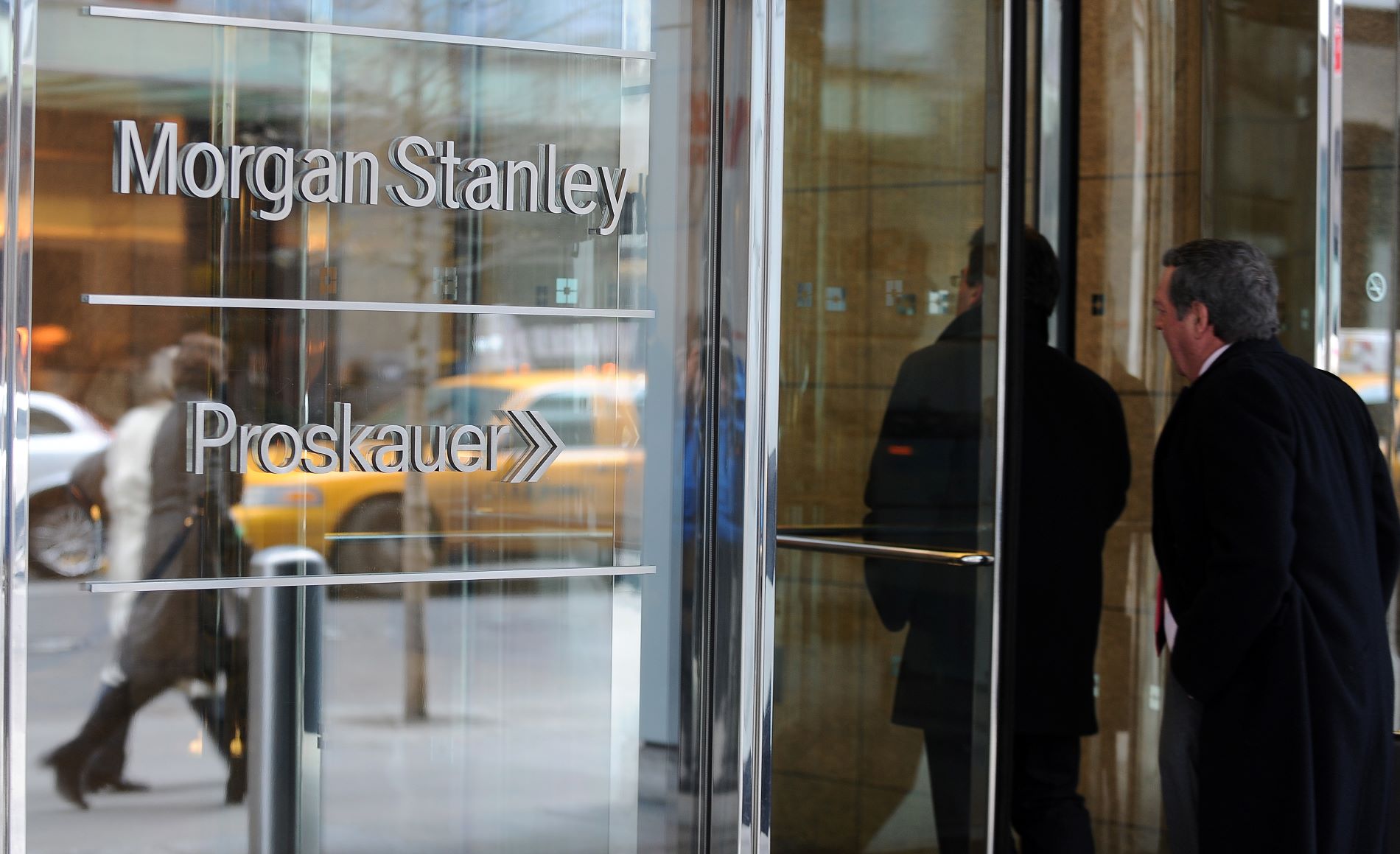 Morgan Stanley ©EPA/ANDREW GOMBERT