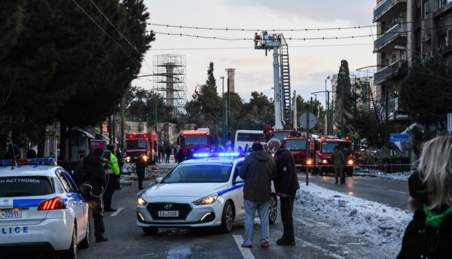 Στιγμιότυπο από τη Λεωφ. Συγγρού το πρωί ©Eurokinissi