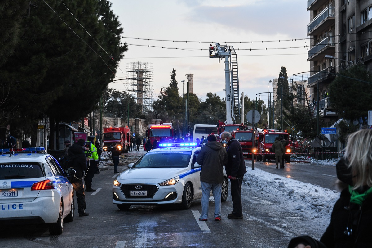 Ισχυρή έκρηξη στη Συγγρού © EUROKINISSI