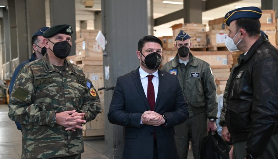 Ο Νίκος Χαρδαλιάς © Eurokinissi / ΓΡ. ΤΥΠΟΥ ΥΠ. ΑΜΥΝΑΣ