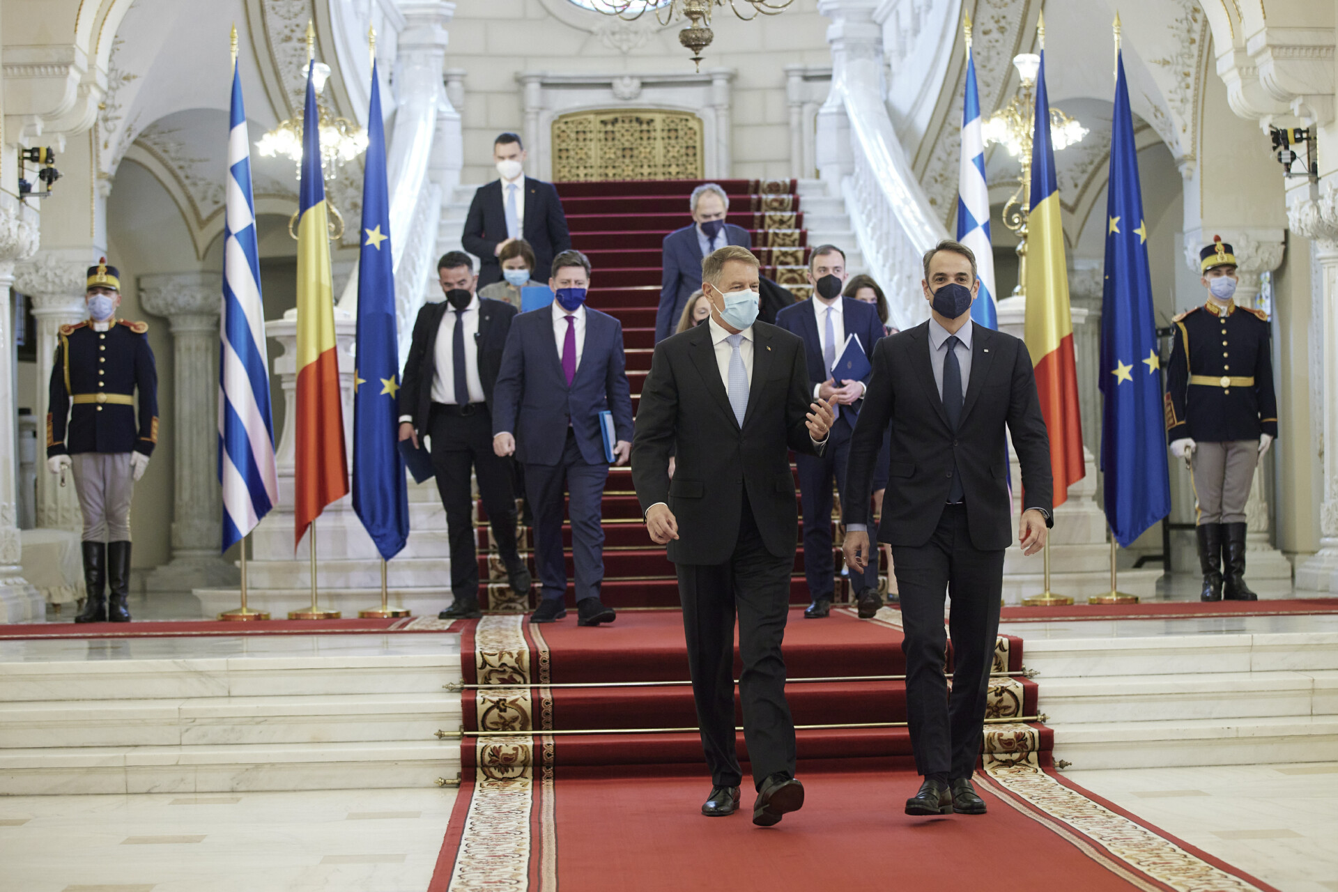 Συνάντηση Μητσοτάκη - Γιοχάνις / (Dimitris Papamitsos / Greek Prime Minister's Office)