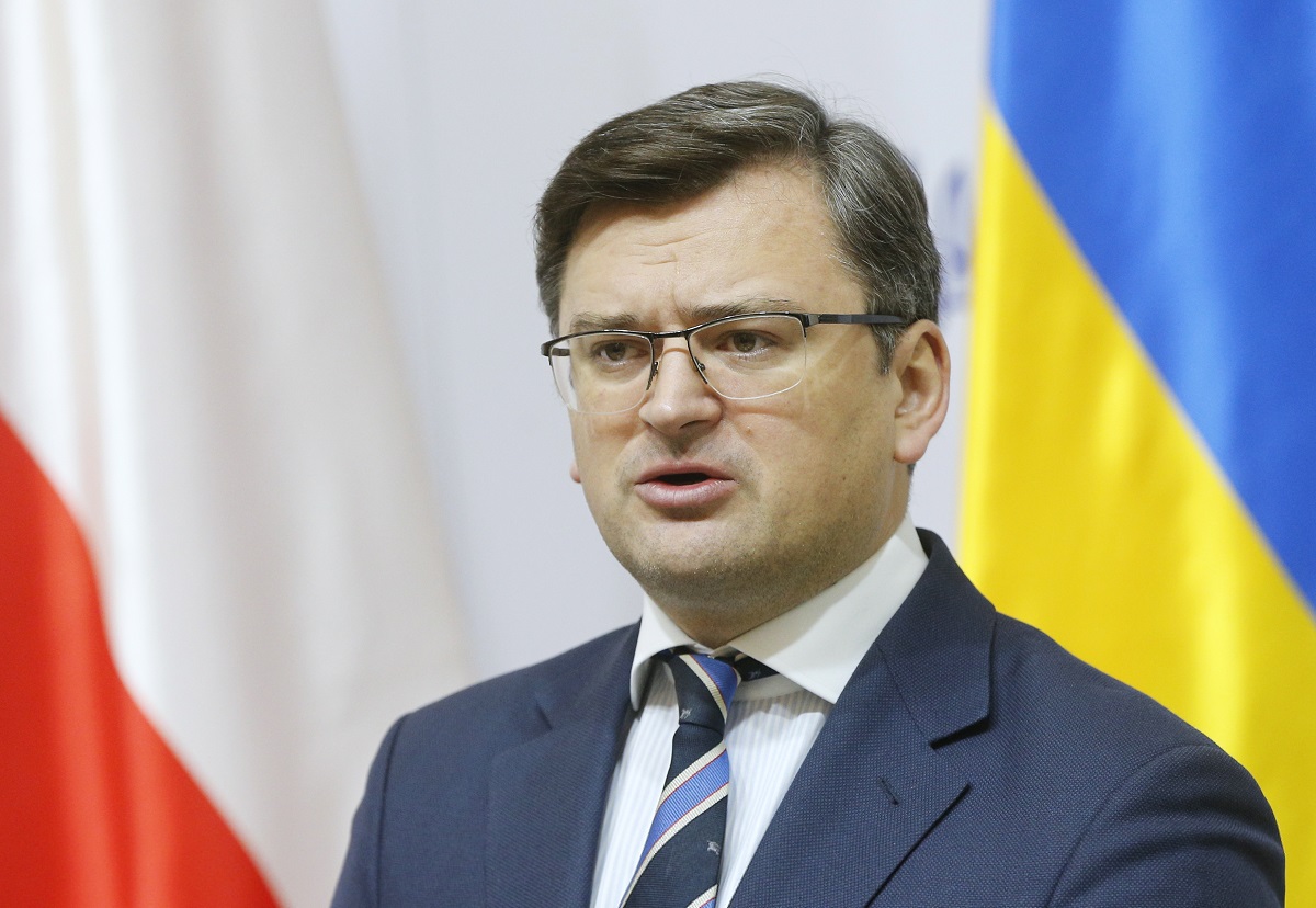 Ο υπουργός Εξωτερικών της Ουκρανίας, Ντμίτρο Κούλεμπα EPA/VALENTYN OGIRENKO