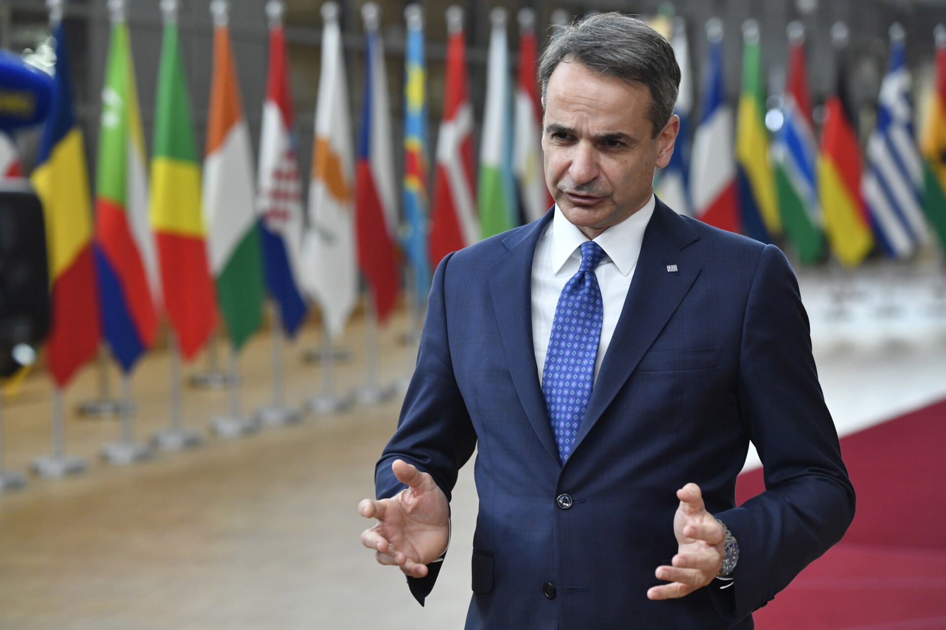 Κυριάκος Μητσοτάκης © EPA/Geert Vanden Wijngaert / POOL