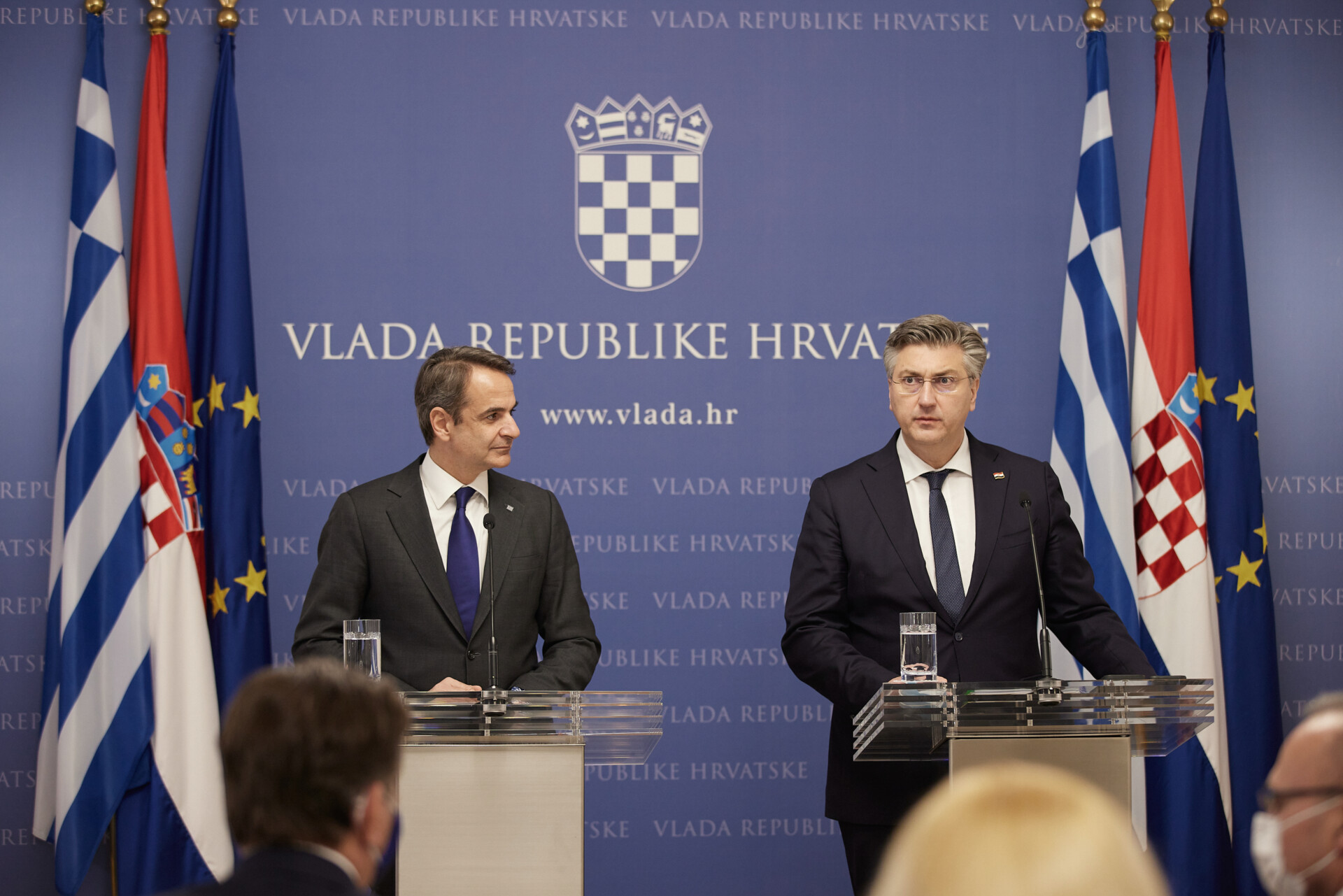 Μητσοτάκης: Εξαιρετικές οι διμερείς σχέσεις με την Κροατία