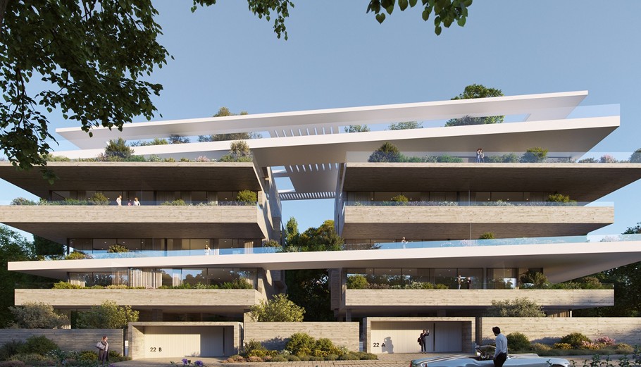 Cascading Terraces: Το συγκρότημα κατοικιών ως συνέχεια του τοπίου