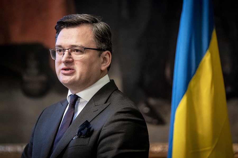 ο υπουργός Εξωτερικών της Ουκρανίας Ντμίτρο Κουλέμπα© EPA/Mads Claus Rasmussen DENMARK OUT