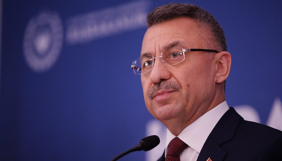 Ο αντιπρόεδρος της Τουρκίας, Φουάτ Οκτάι, ©EPA/TURKISH PRESIDENT PRESS OFFICE HANDOUT HANDOUT EDITORIAL USE ONLY/NO SALES