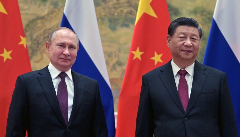 Ο Ρώσος πρόεδρος Βλαντιμίρ Πούτιν και ο Κινέζος Σι Τζινπινγκ