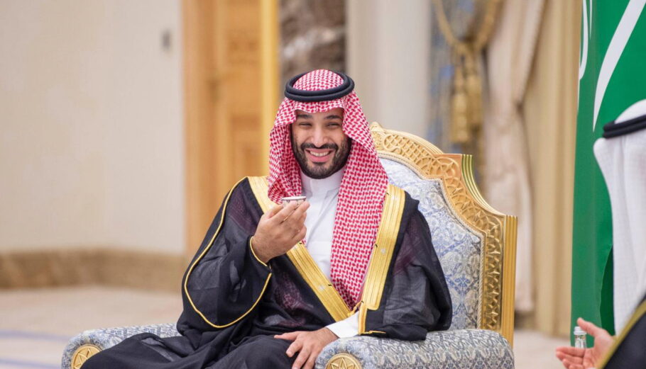 Ο πρίγκιπας – διάδοχος της Σαουδ. Αραβίας, Μπιν Σαλμάν ©EPA/BANDAR ALJALOUD