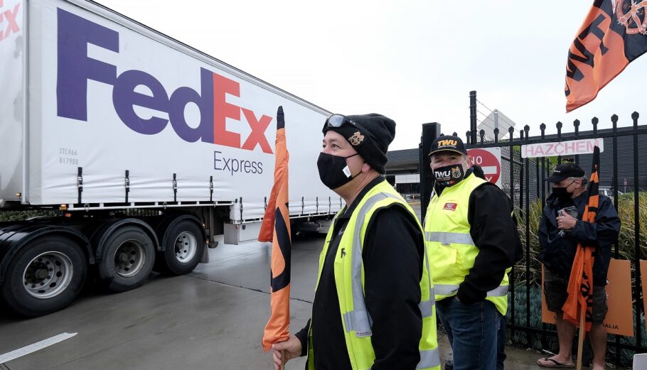 FEDEX© EPA/LUIS ASCUI AUSTRALIA AND NEW ZEALAND OUT