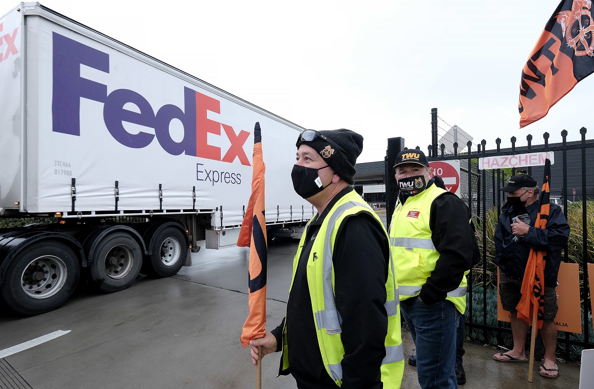 FEDEX© EPA/LUIS ASCUI AUSTRALIA AND NEW ZEALAND OUT