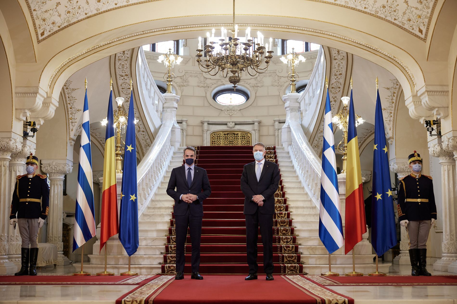 Ο Κυρ. Μητσοτάκης στη Ρουμανία ©Eurokinissi