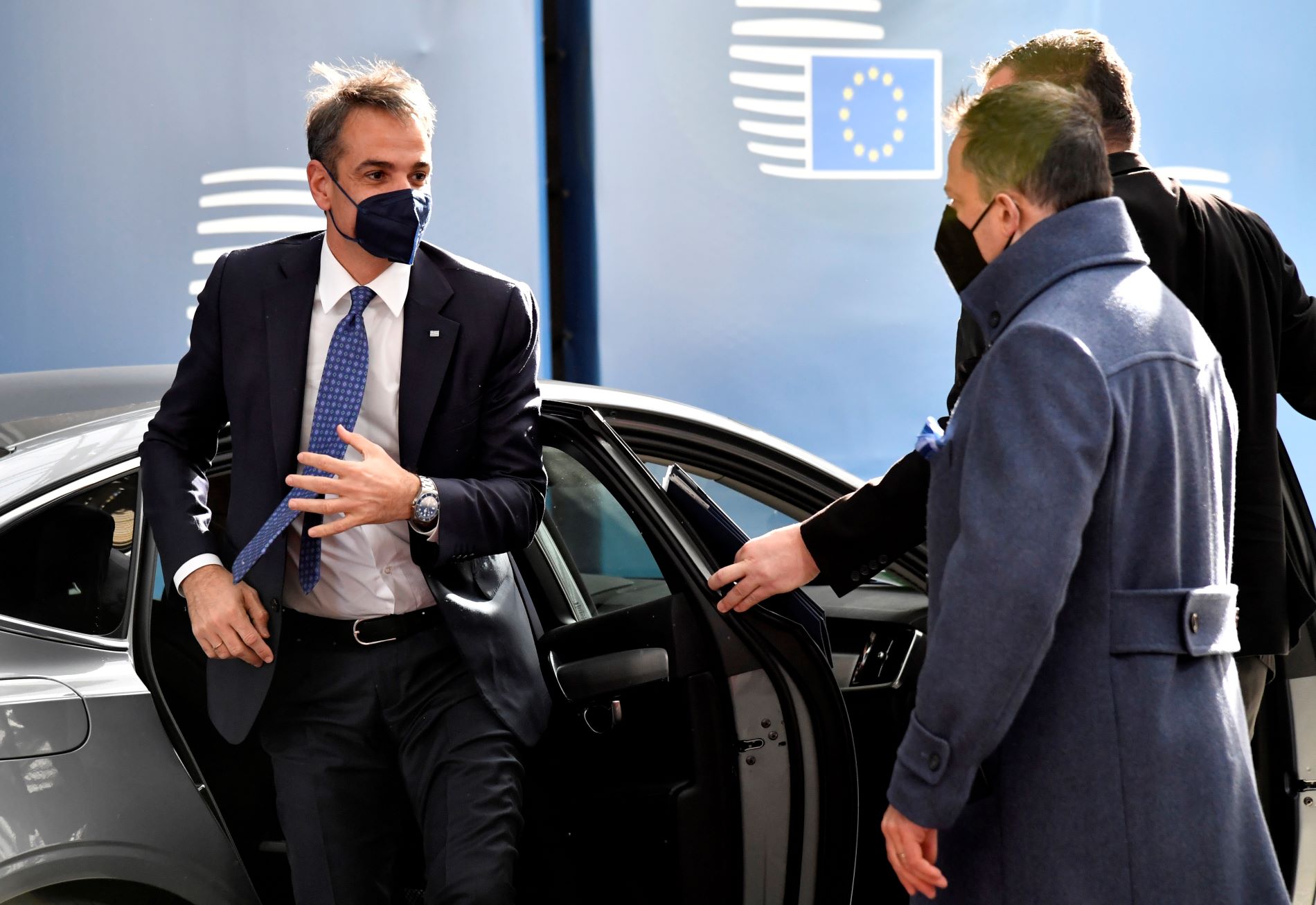 Ο Κυρ. Μητσοτάκης ©EPA/GEERT VANDEN WIJNGAERT
