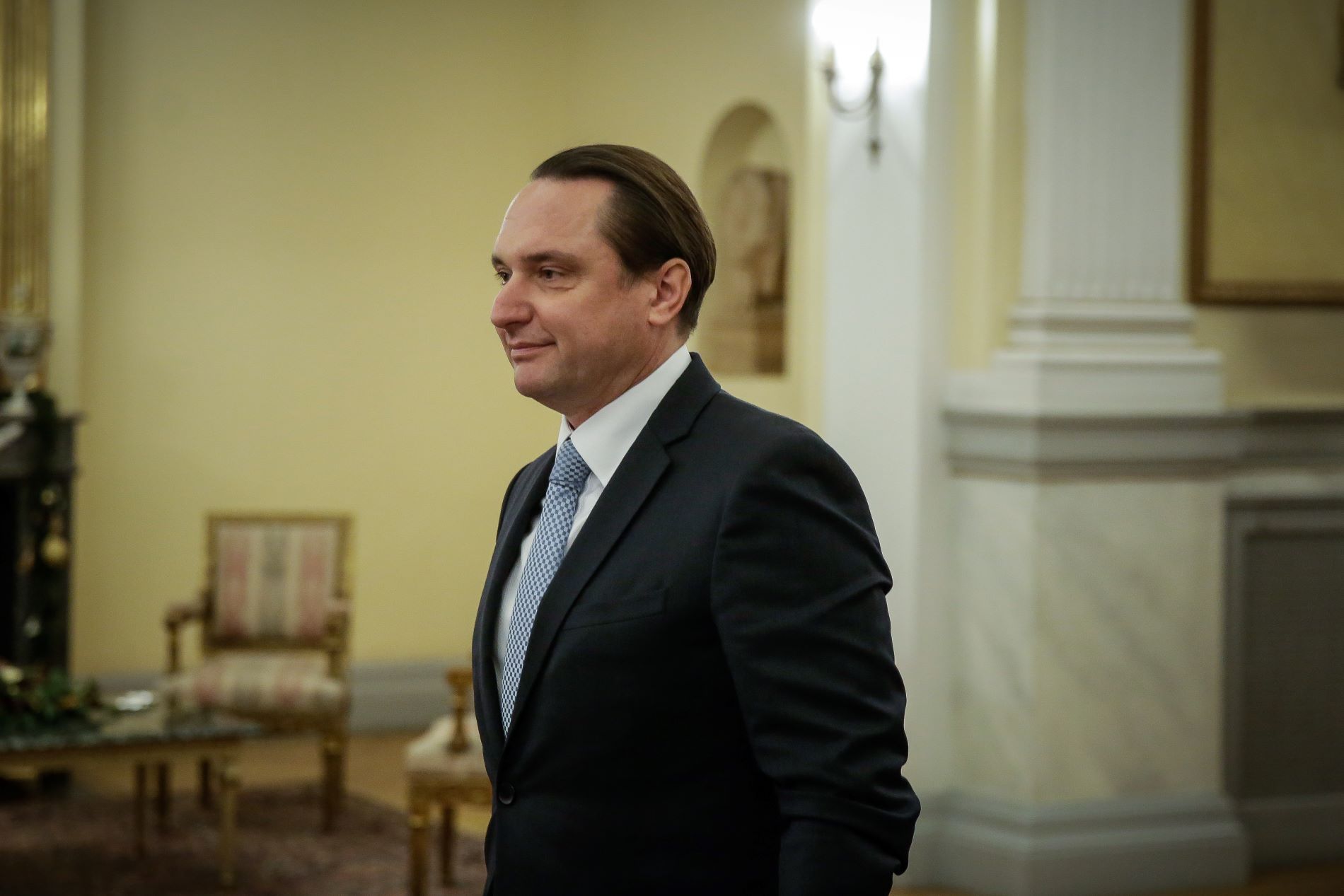 Ο πρέσβης της Ουκρανίας στην Ελλάδα, Σέργκι Σουτένκο ©Eurokinissi