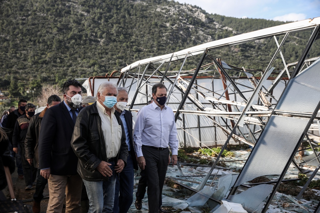 Δεσμεύσεις για αποζημιώσεις σε θερμοκήπια