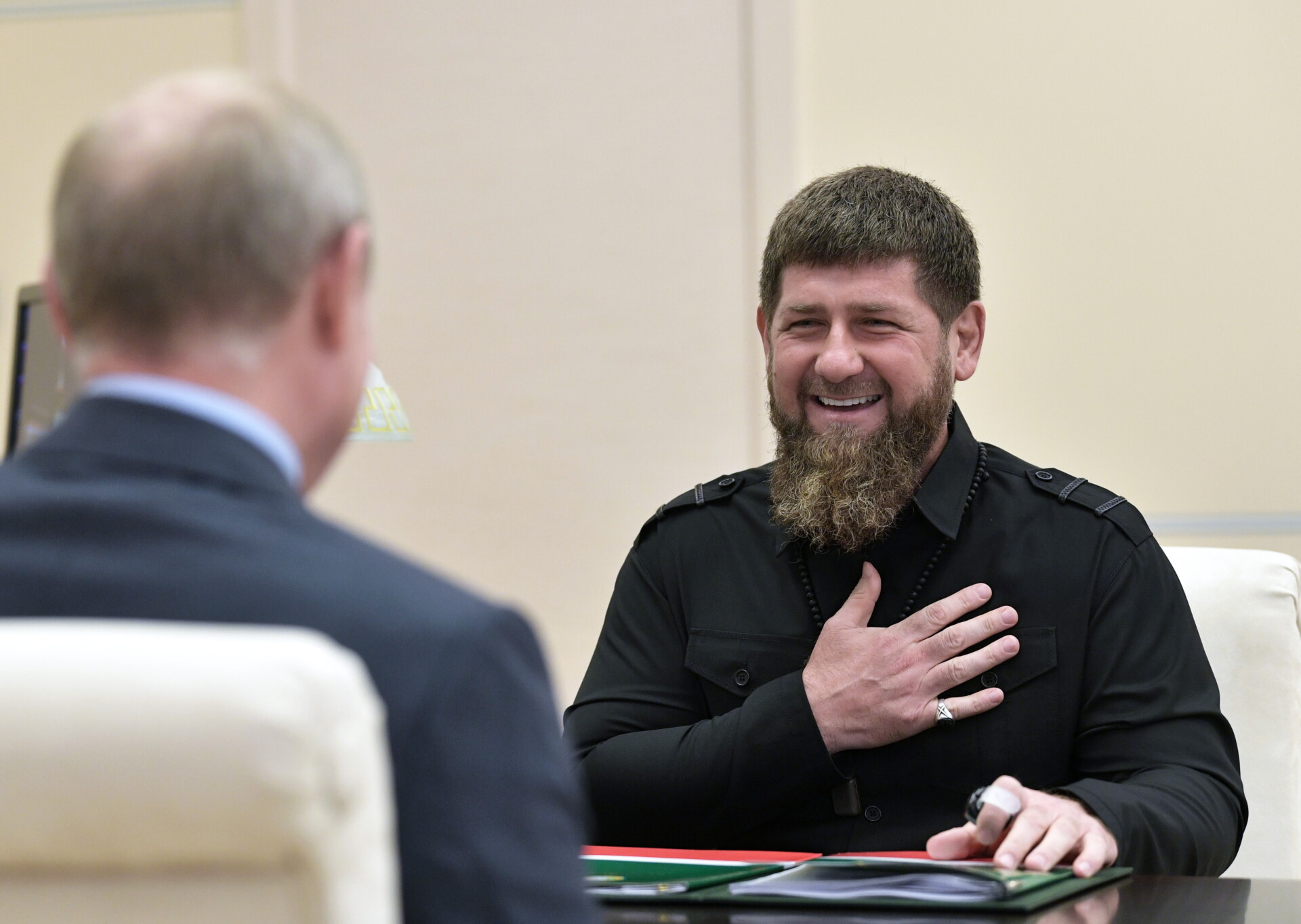 Ο Τσετσένος ηγέτης Ραμζάν Καντίροφ © EPA/ALEKSEY NIKOLSKYI/SPUTNIK/KREMLIN POOL MANDATORY CREDIT